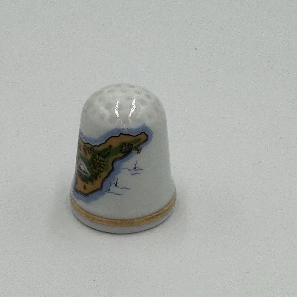Tenerife‎ Thimble Vintage Souvenir Collectible
